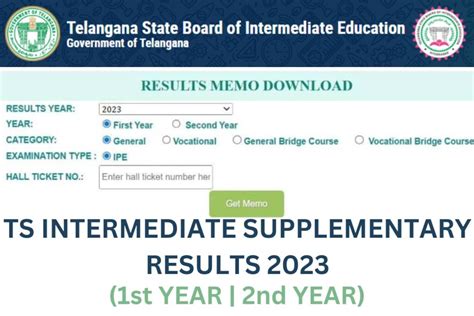 tsbie supplementary results 2023 online